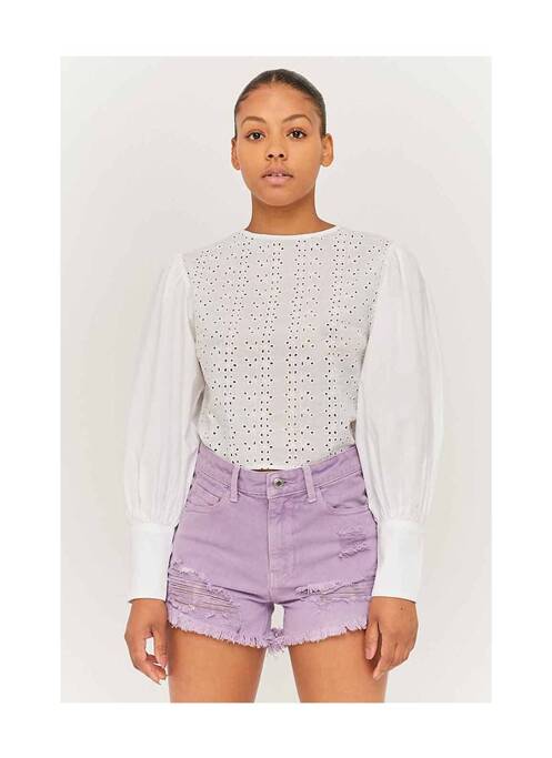 Short violet TALLY WEIJL pour femme