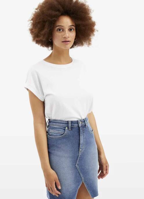 Jupe mi-longue bleu TALLY WEIJL pour femme