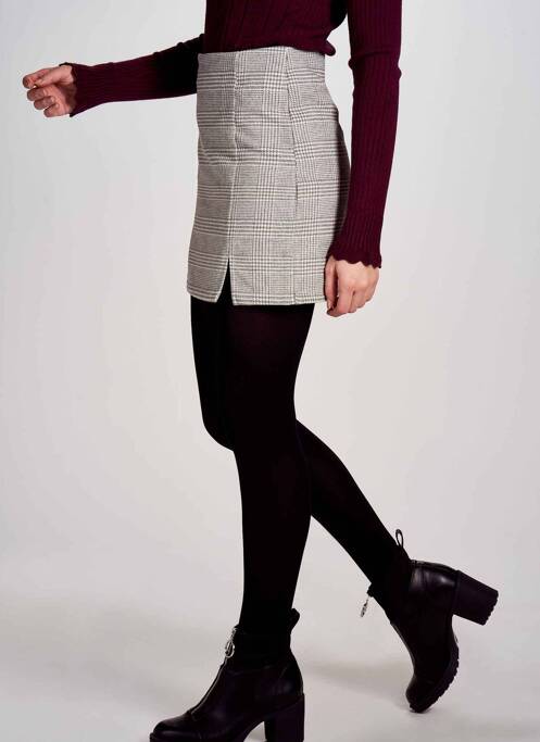 Jupe courte gris TALLY WEIJL femme