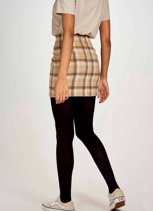 Jupe courte beige TALLY WEIJL pour femme