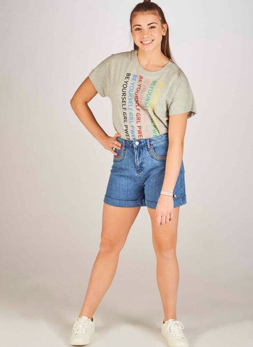 Short bleu STIEN EDLUND femme