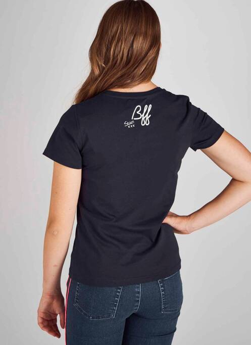 T-shirt bleu STIEN EDLUND pour femme