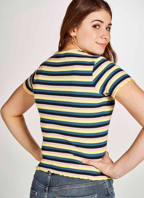 T-shirt bleu STIEN EDLUND pour femme