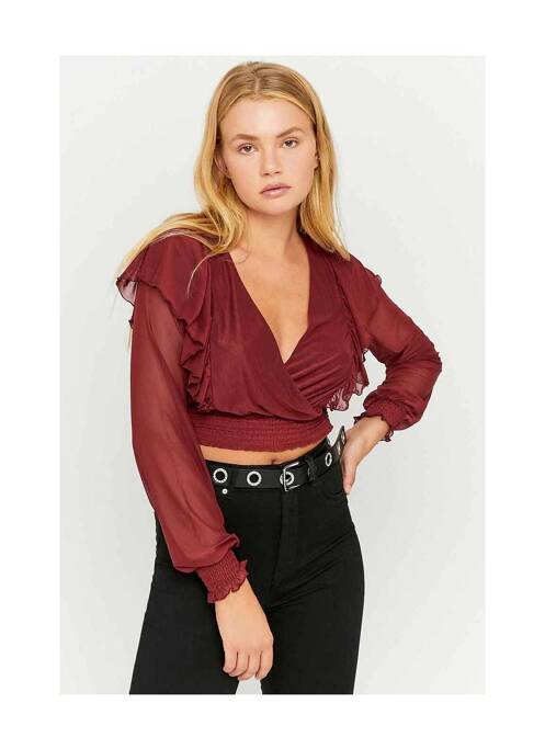 Top rouge TALLY WEIJL pour femme