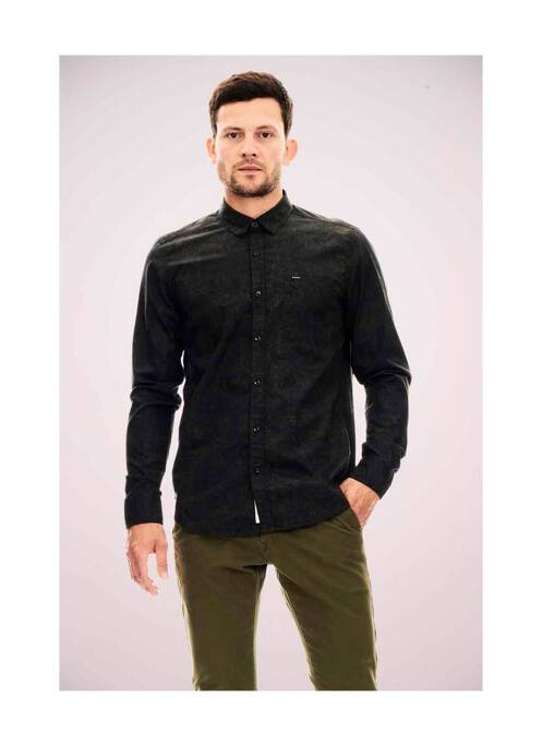 Chemise manches longues bleu GARCIA pour homme