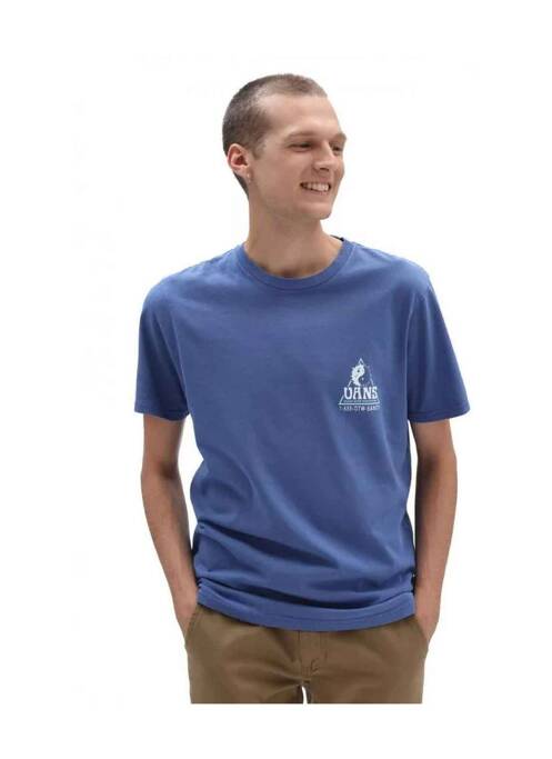 T-shirt bleu VANS pour homme