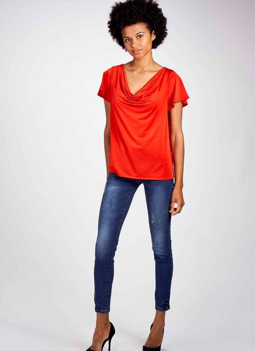 Top rouge GUESS pour femme