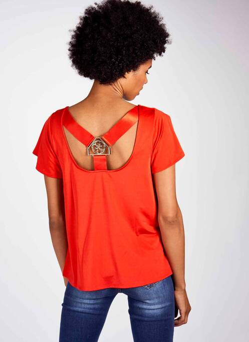 Top rouge GUESS pour femme
