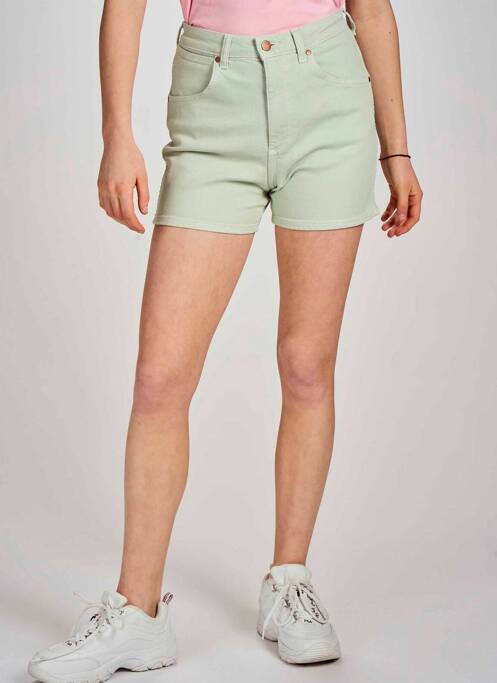 Short vert WRANGLER pour femme