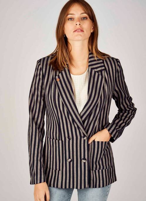 Blazer bleu PETROL INDUSTRIES pour femme