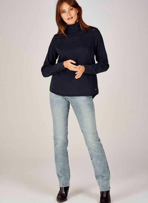 Top bleu PETROL INDUSTRIES pour femme