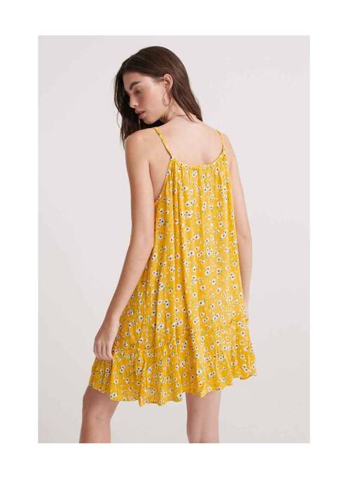 Robe courte jaune SUPERDRY pour femme