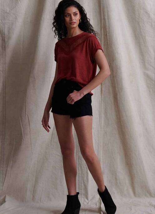 T-shirt rose SUPERDRY pour femme