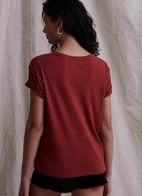 T-shirt rose SUPERDRY pour femme