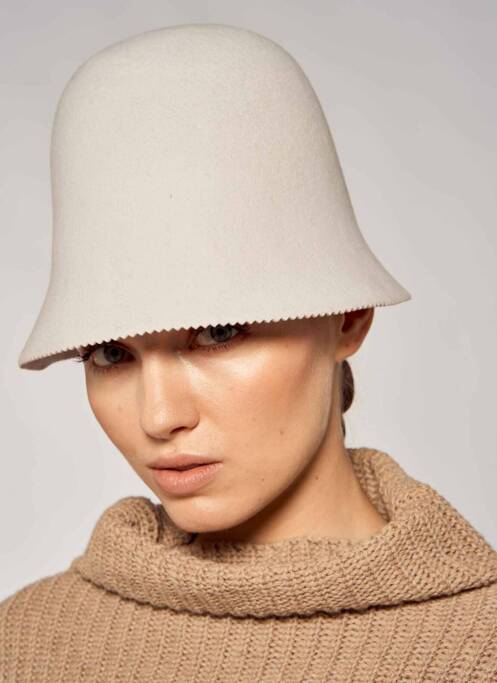 Chapeau blanc YUGEN pour femme