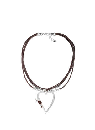 Collier gris N°3 femme