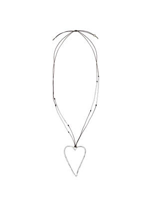 Collier gris N°3 femme