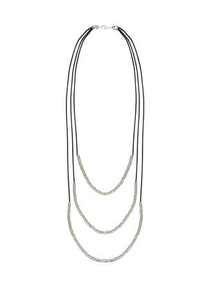 Collier gris N°3 femme