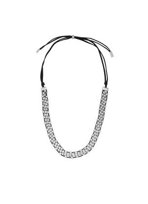 Collier gris N°3 femme