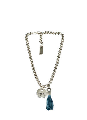 Collier gris N°3 femme