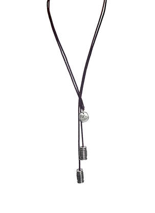 Collier gris N°3 femme