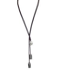 Collier gris N°3 femme