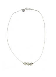 Collier gris N°3 femme