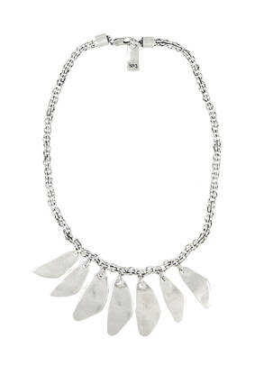Collier gris N°3 femme
