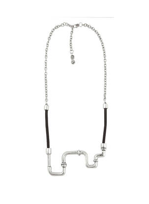 Collier gris N°3 femme