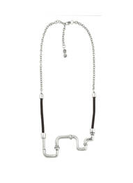 Collier gris N°3 femme