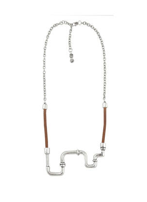 Collier gris N°3 femme