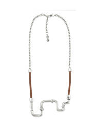 Collier gris N°3 femme