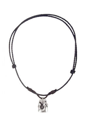 Collier gris N°3 femme