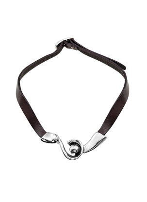 Collier gris N°3 femme