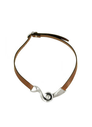 Collier gris N°3 femme
