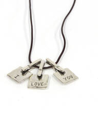Collier gris N°3 femme