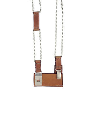 Collier gris N°3 femme