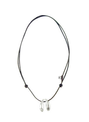 Collier gris N°3 femme