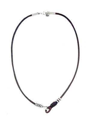 Collier gris N°3 femme