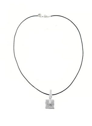 Collier gris N°3 femme