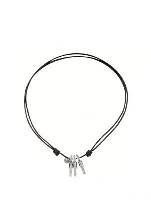 Collier gris N°3 femme