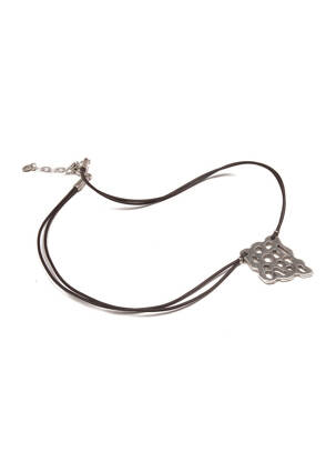 Collier gris N°3 femme