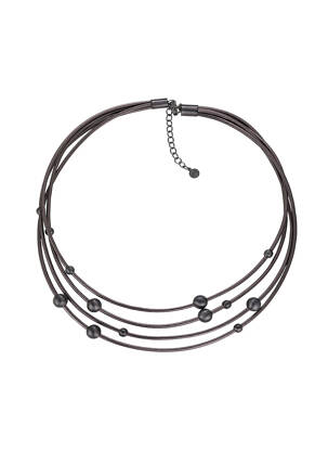 Collier noir N°3 femme