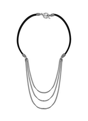 Collier gris N°3 femme