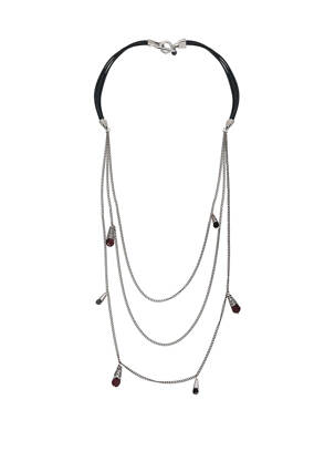 Collier gris N°3 femme