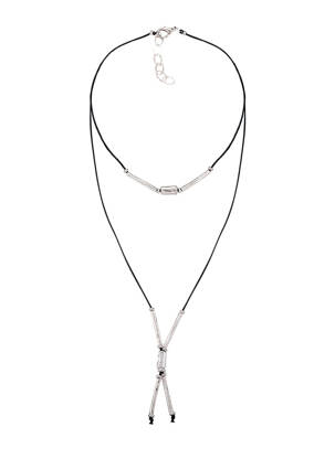 Collier gris N°3 femme
