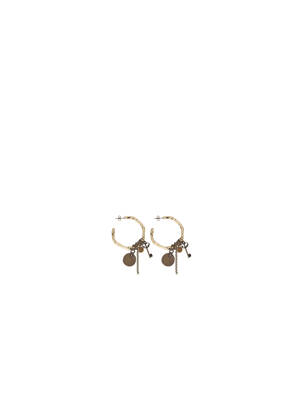 Boucles d’oreilles gris N°3 femme