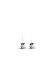 Boucles d’oreilles gris N°3 pour femme seconde vue