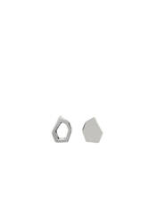 Boucles d’oreilles gris N°3 pour femme seconde vue