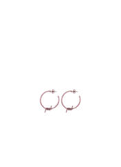 Boucles d’oreilles rose N°3 pour femme seconde vue